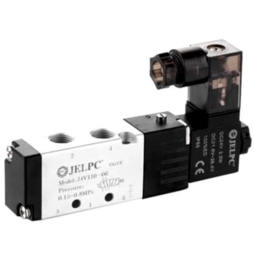 Pnömatik Yön Kontrol Valfi 1/8-32 Tek Bobin DC24V / 4V110-06