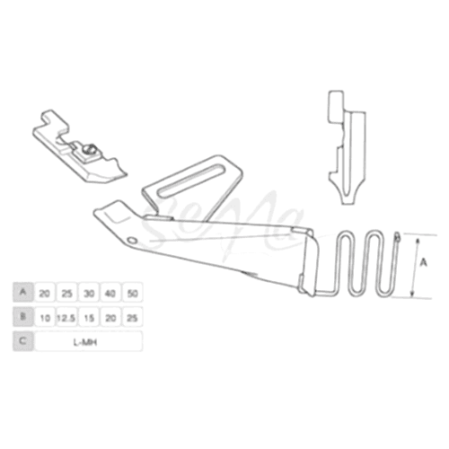 Overlok Fitilli Arabiye Apara 25x12mm / APR 32-O