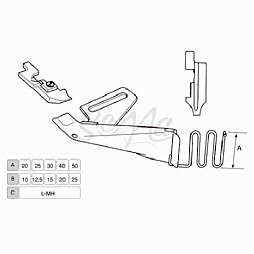 Overlok Fitilli Arabiye Apara 30x15mm / APR 32-O
