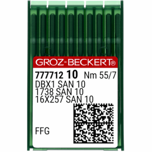 Düz Makine İnce Dip (SAN10 Bilye Uçlu) Dikiş İğnesi / DBX1 (SAN10) 55/7 (FFG/SES) (777712)