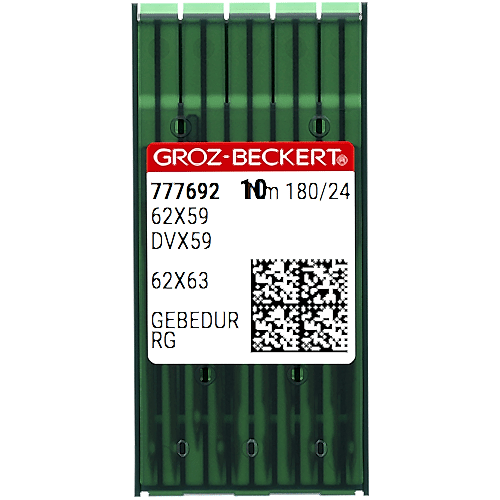 Lastik Uzun Dikiş İğnesi GEBEDUR Yanmaz İğne / DVX59 (GEBEDUR) 180/24 (RG) (777692)