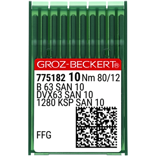 Reçme Kısa Dikiş İğnesi (SAN10 Bilye Uçlu) / DVX63 (SAN10) 80/12 (FFG/SES) (775182)